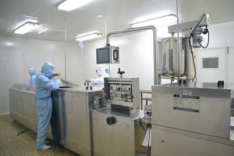 製薬測定中
